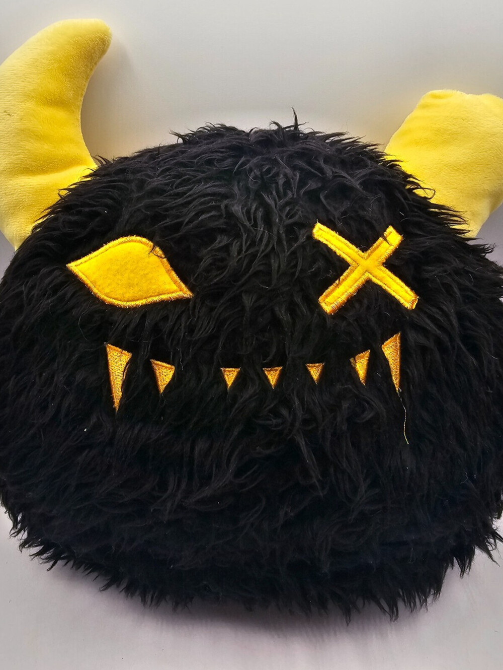 Meow Wolf Monster Plush Snaggy Stuffed Animal Black Yellow Steven Smith